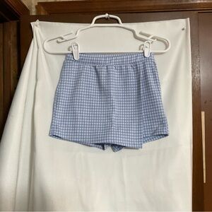 Amazing: woman’s size small skort gingham Checkered Blue and White pattern.